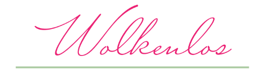 Die Grafik zeigt den Schriftzug "Wolkenlos".